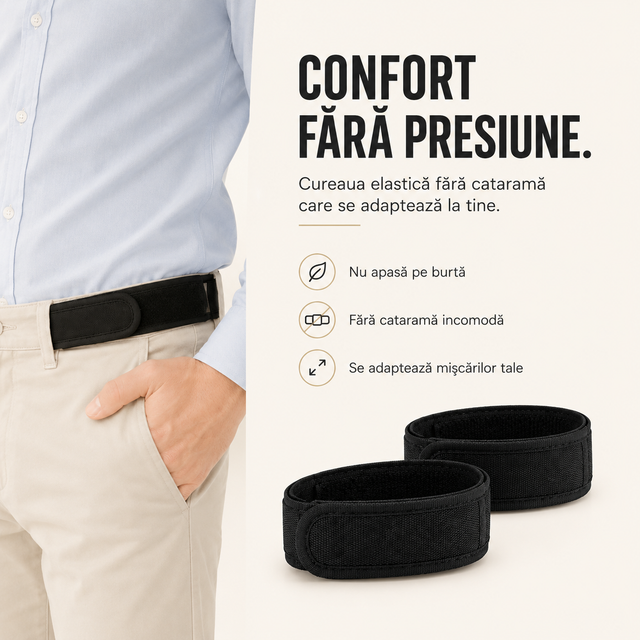 FlexBelt™ - Curea elastică fără cataramă (1+1 CADOU)
