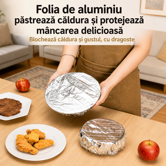 Capace termoizolante reutilizabile din aluminiu