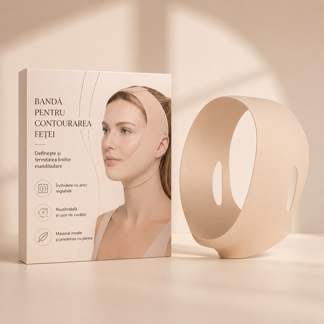 FaceLift Band™ – Mască cu Colagen pentru Sculptarea Feței