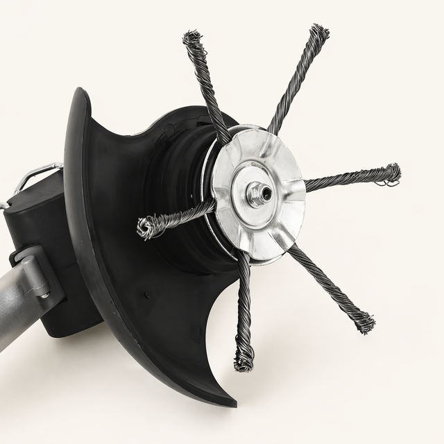 Cap de tăiere din oțel pentru motocoase pe benzină – 6 brațe, 18 cm, prindere 25,4 mm