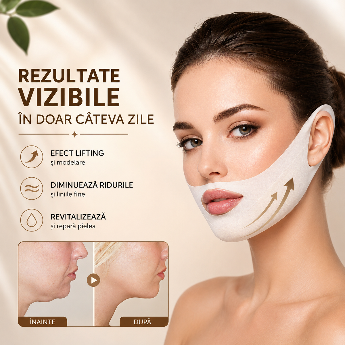 V-Line™ – Masca cu Colagen pentru Contur Facial