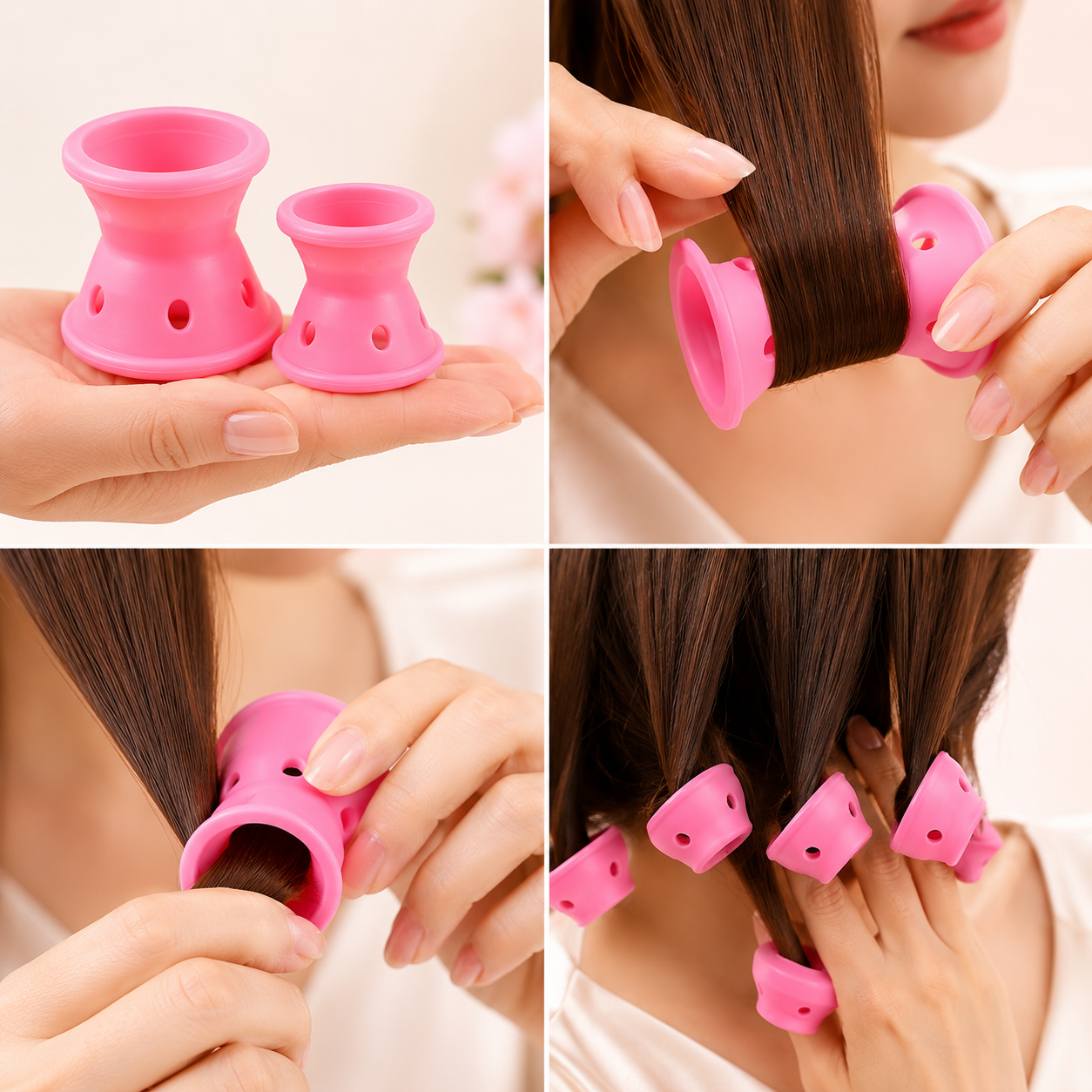SoftCurls™ – Bigudiuri din silicon pentru bucle naturale