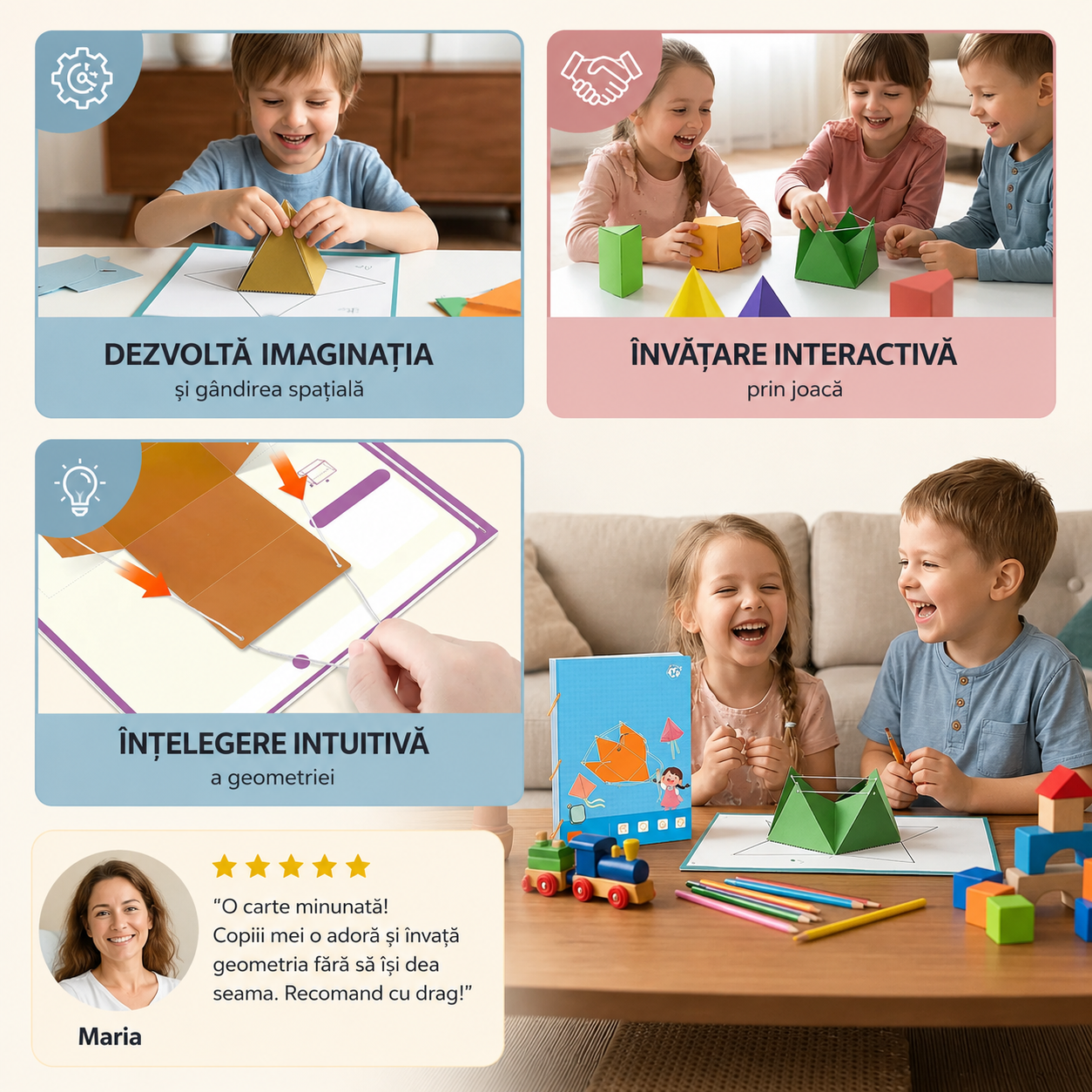 GeoPlay™ – Cartea interactivă 3D pentru învățarea geometriei