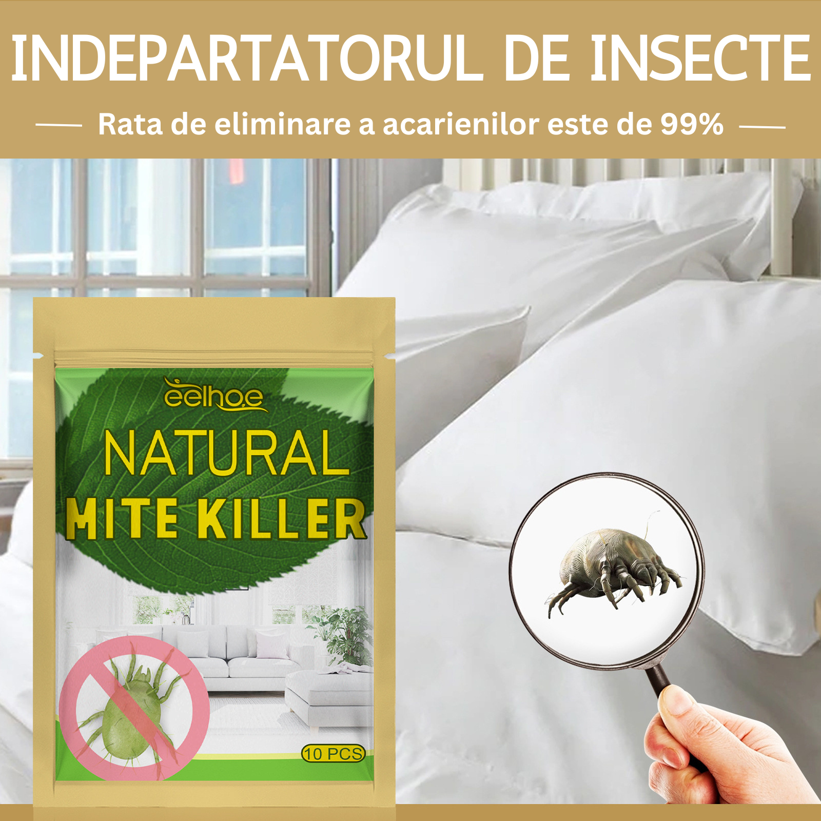 Indepartatorul insectelor de pat