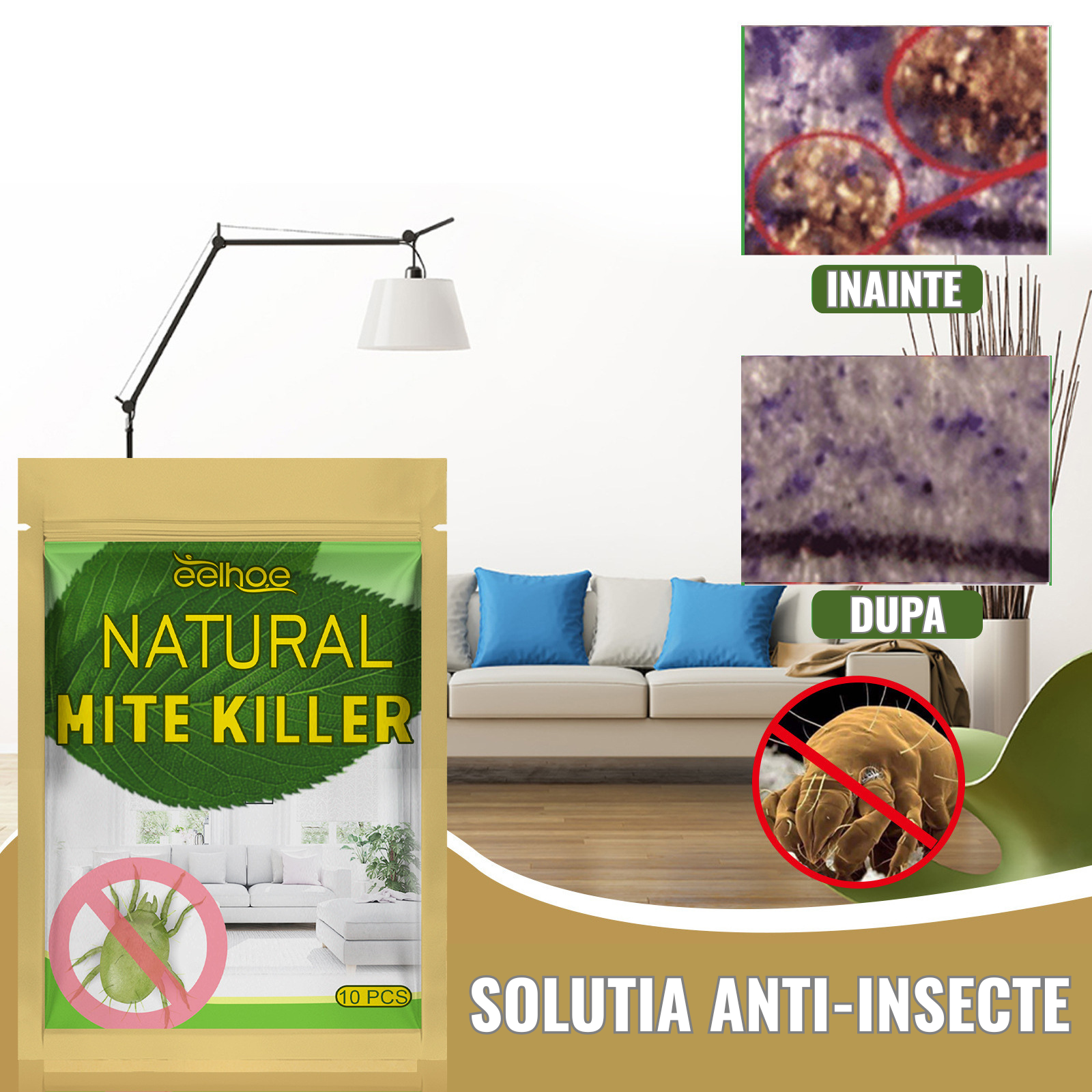 Indepartatorul insectelor de pat