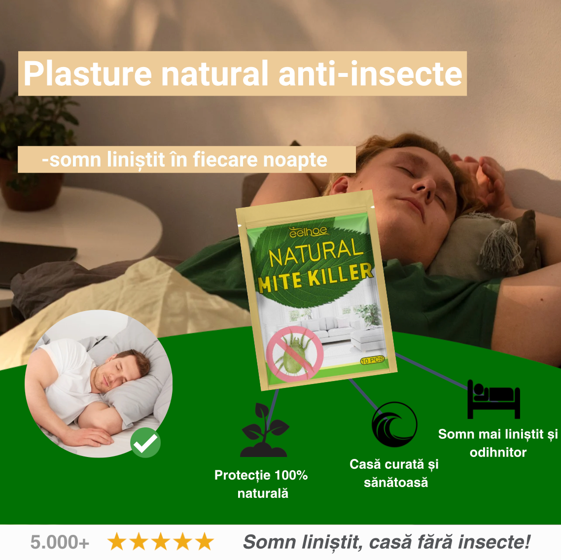 Indepartatorul insectelor de pat