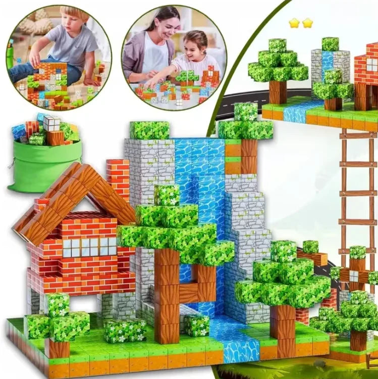 Cuburi Magnetice Creative PixelBlocks™ (48 piese)