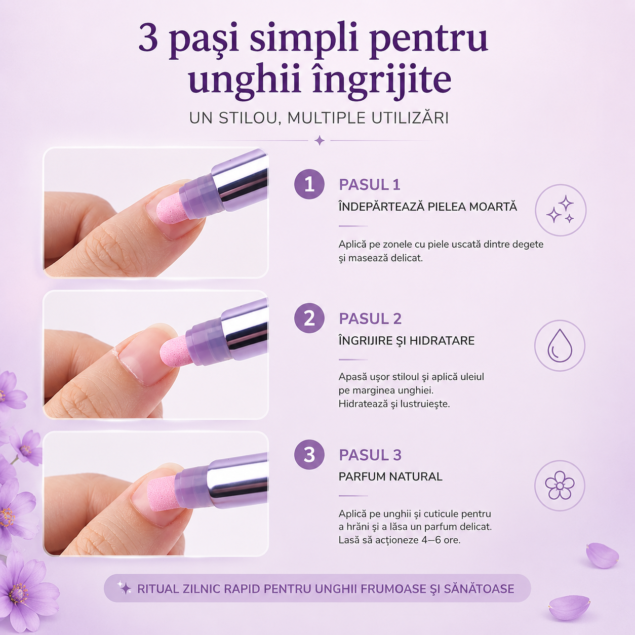 GlowNails™ – Îngrijire premium pentru cuticule