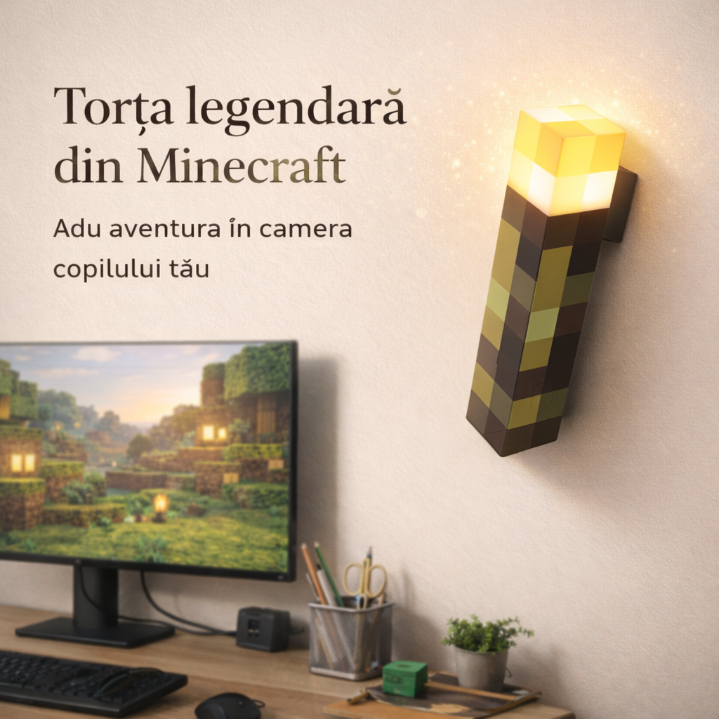 PixelTorch™ - Torța care ține monștrii departe