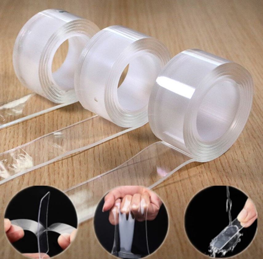 Banda adeziva transparenta (1+1 GRATIS)